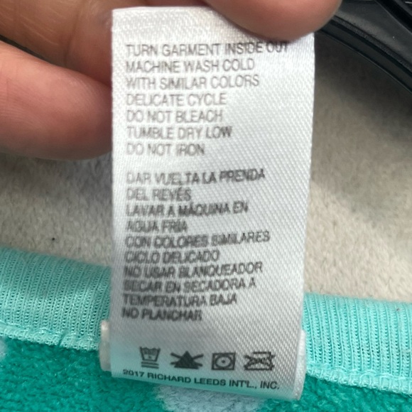 Disney Fleece Little Mermaid Ariel Pajamas Set Sz Small Blue - Picture 16 of 16